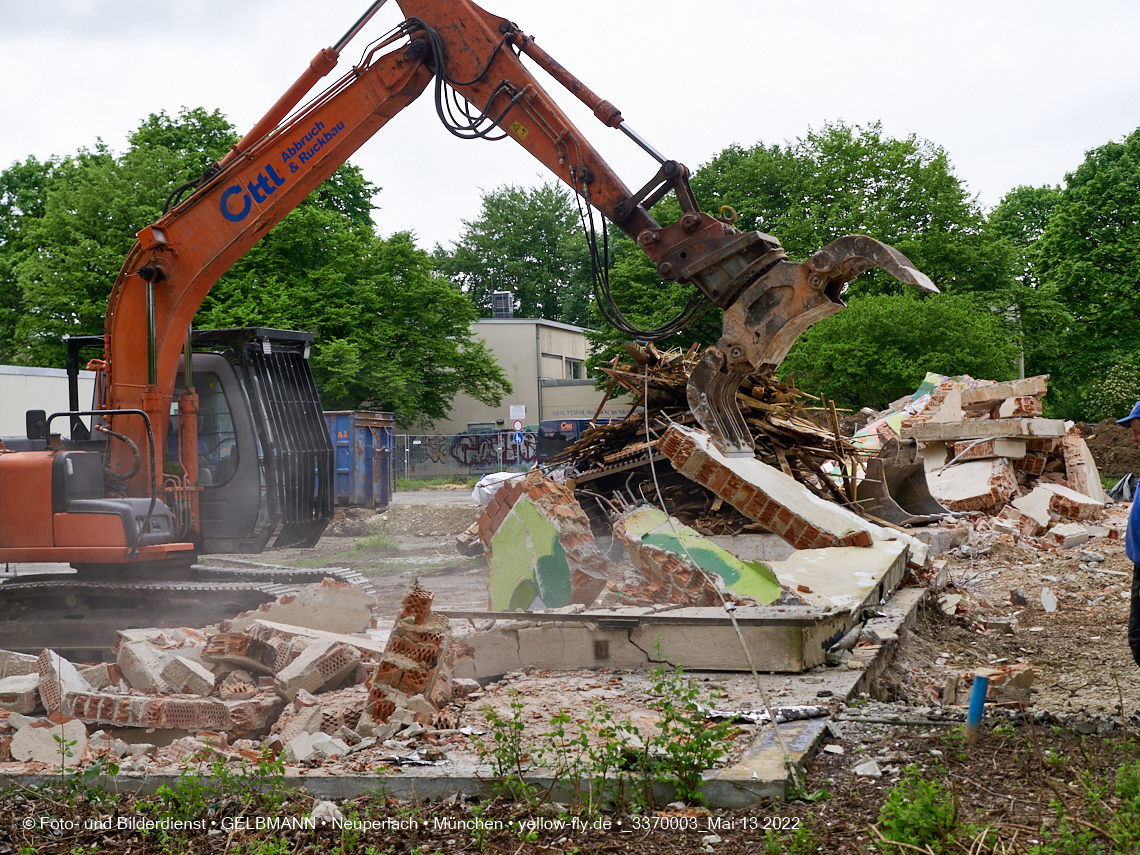 13.05.2022 - Baustelle am Haus für Kinder in Neuperlach
